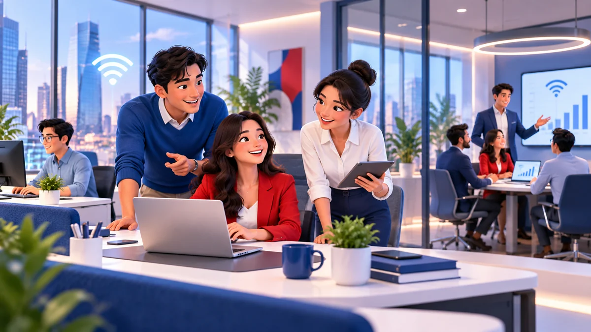 Ilustrasi paket internet bisnis Business Prime